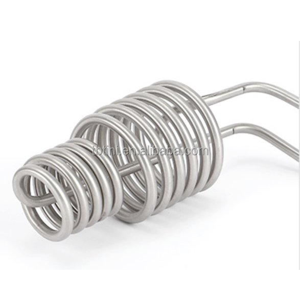 Titanium Coil Tube Heat Exchanger Cooling System air Conditioning Evaporator