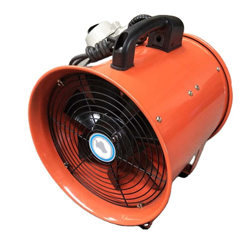 AC Aluminum Alloy Blade Portable Axial Blower Fans Ventilation Exhaust Fans for Confined Space Industrial Cooling