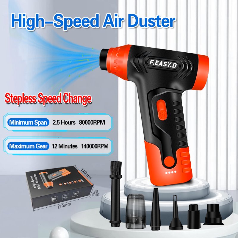 Turbo Jet Fan Air Duster 140000RPM Electric Air Blower Mini Jet Turbo Compressed Air Rechargeable Turbo Jet Fan