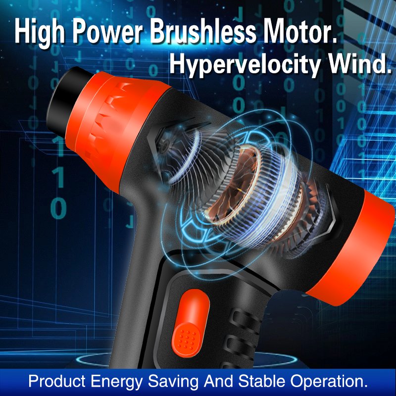 Turbo Jet Fan Air Duster 140000RPM Electric Air Blower Mini Jet Turbo Compressed Air Rechargeable Turbo Jet Fan