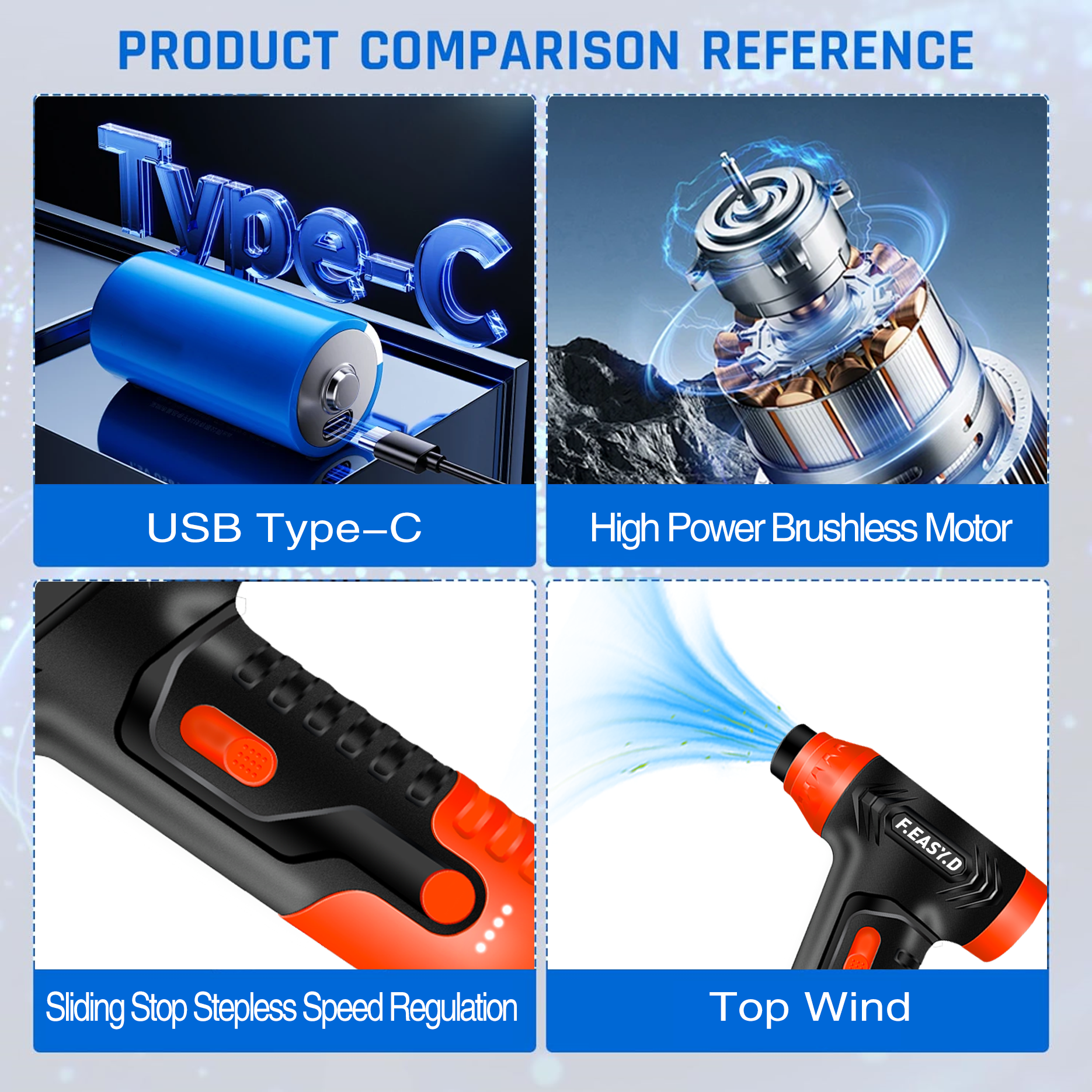 Turbo Jet Fan Air Duster 140000RPM Electric Air Blower Mini Jet Turbo Compressed Air Rechargeable Turbo Jet Fan