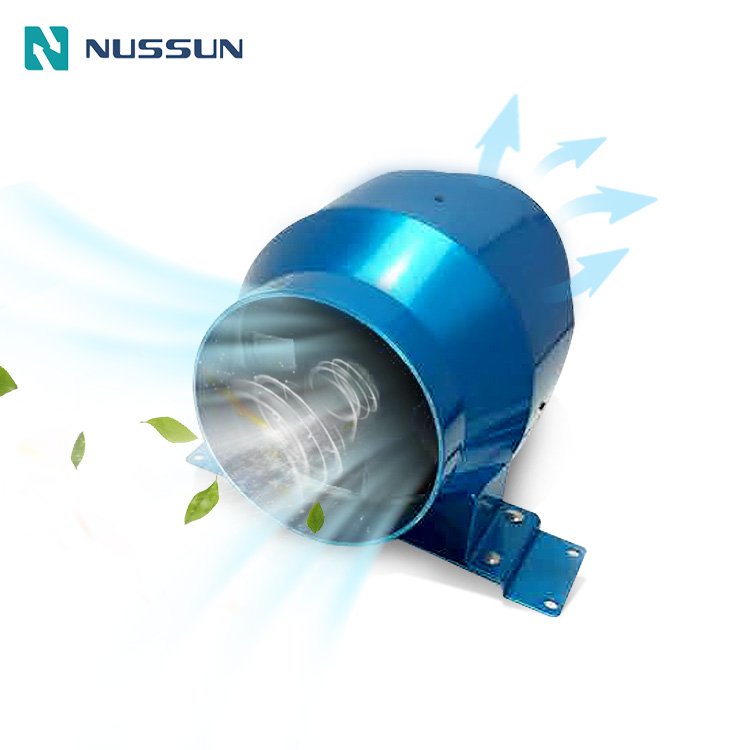 Clean Air Grow Room Greenhouse Blower 4" 5" Metal EC Motor Duct Fan IPX4 Air Circulation Blower Fan