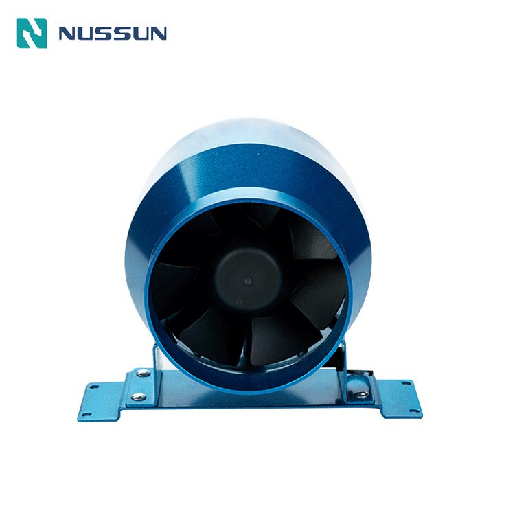 Clean Air Grow Room Greenhouse Blower 4" 5" Metal EC Motor Duct Fan IPX4 Air Circulation Blower Fan