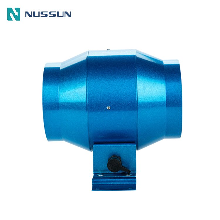 Clean Air Grow Room Greenhouse Blower 4" 5" Metal EC Motor Duct Fan IPX4 Air Circulation Blower Fan
