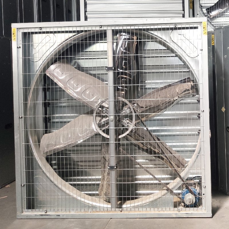 Poultry Farming Greenhouse 1380mm 50 Inch Cooling Pad Ventilation Fan