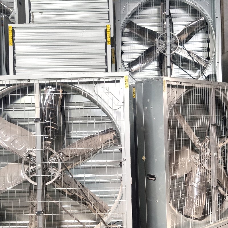 Poultry Farming Greenhouse 1380mm 50 Inch Cooling Pad Ventilation Fan
