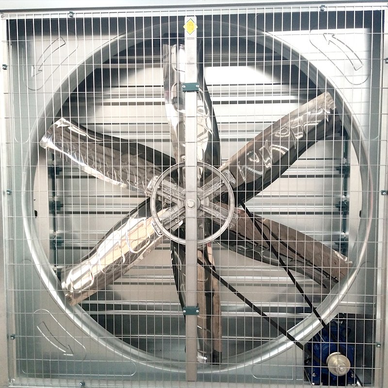 Poultry Farming Greenhouse 1380mm 50 Inch Cooling Pad Ventilation Fan