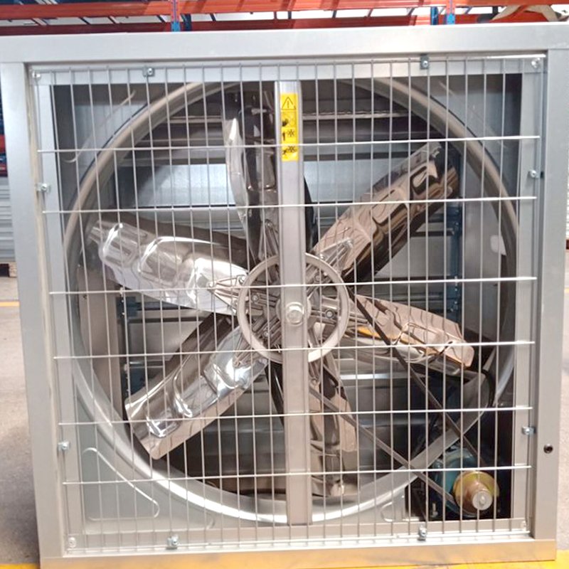 Poultry Farming Greenhouse 1380mm 50 Inch Cooling Pad Ventilation Fan