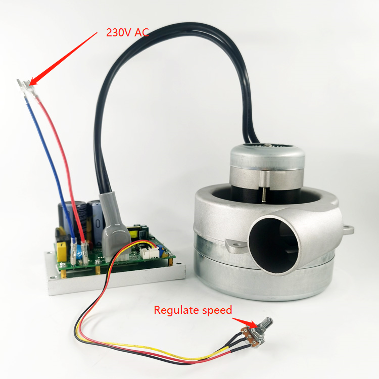 230V 1600W Ventilation Centrifugal Heating Cooling Air Brushless Electric Dc Blower Fan