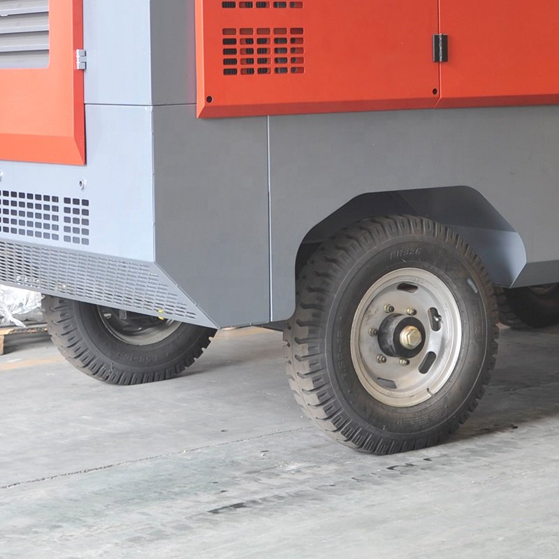 194KW 18bar 20m3/min Diesel Engine Screw air Compressor Portable Movable Two Stages diesel Engine Screw Compressor