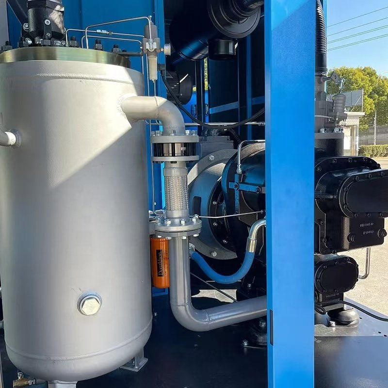 KLW Two-Stage 350hp Electric Screw Air Compressor 120hp 90kw 150hp 110kw 175hp 132kw 45kw 60hp 37kw 50hp Industrial Compressors