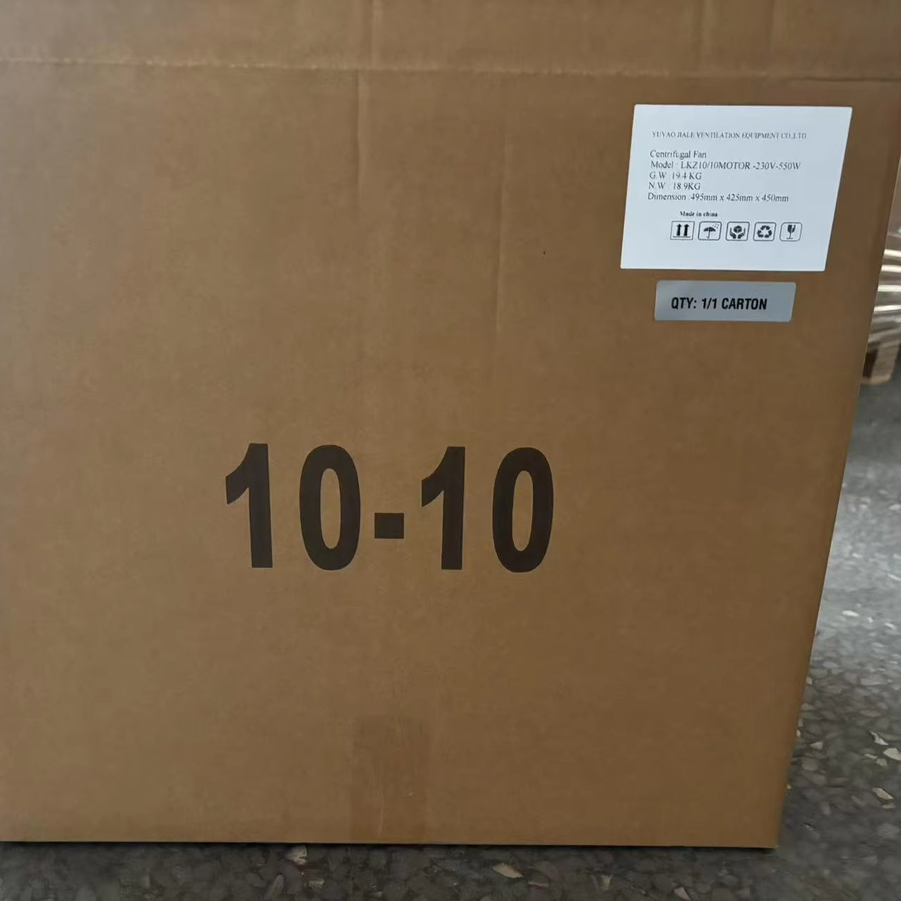 Yuyao Jiale 10-10-900W-6P 230v 900rpm Customized Centrifugal Blower for Industrial Centrifugal Forward Fan