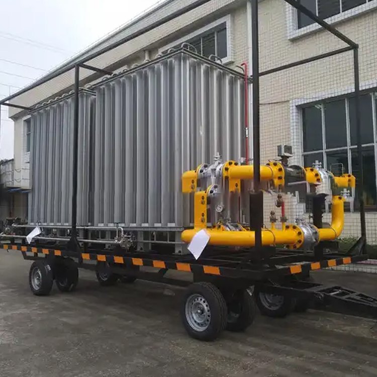 High Quality 600Nm3/H 25Bar Ambient Air Vaporizer New Condition 220V for Manufacturing Gas LOX/LAR/LIN/LNG/LPG
