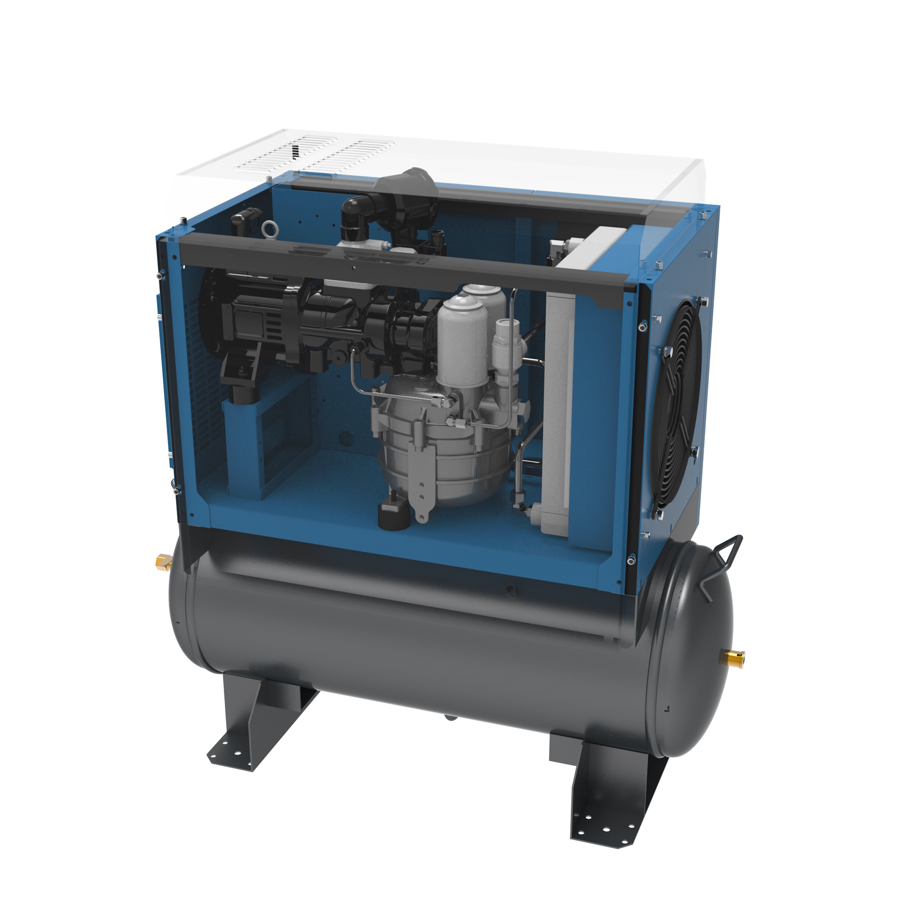 GiantAir Single Phase Screw air Compressor for Home Usage air Compressor