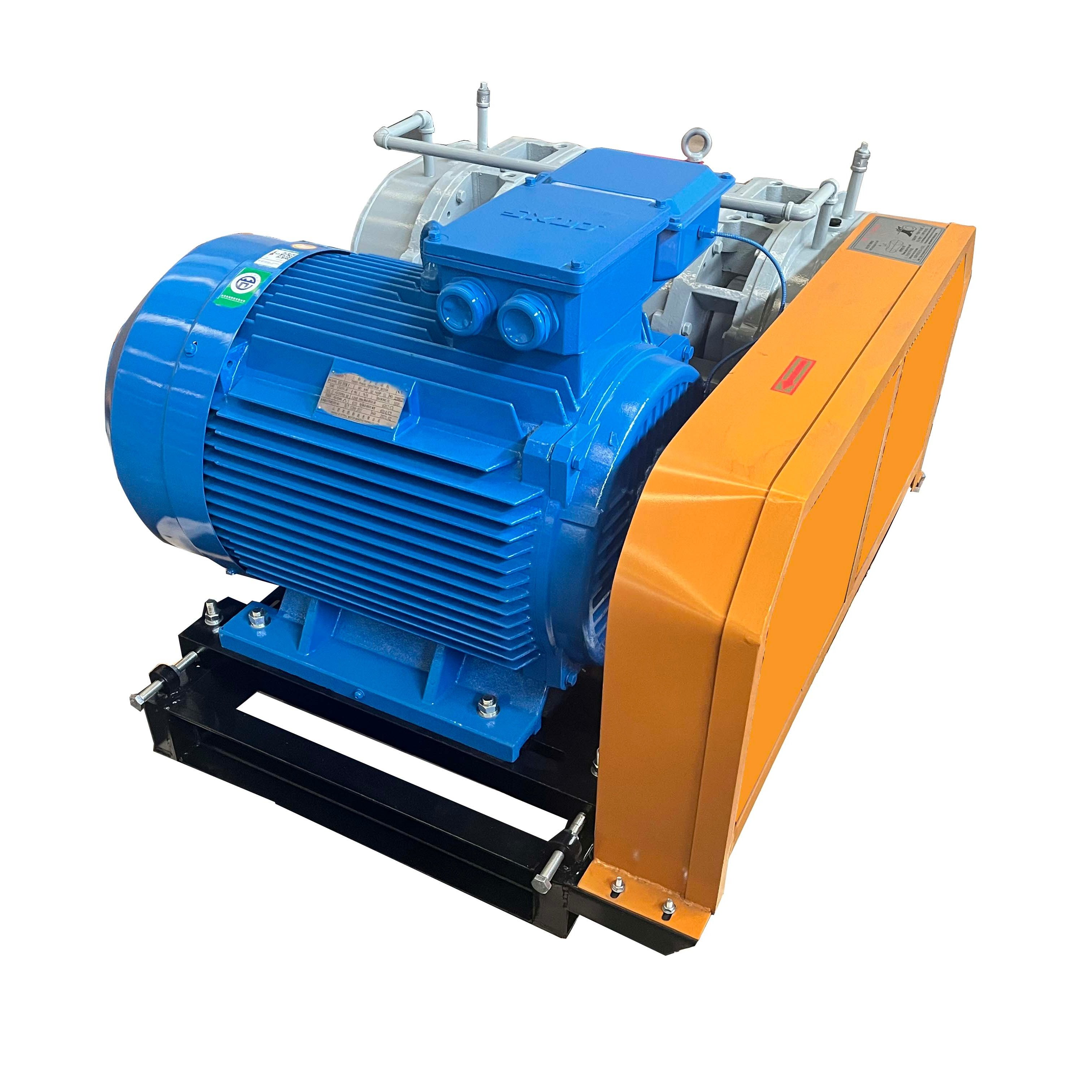 Three Lobes Roots Blower Fan for Particle Transporation Aeration Backwash Displacement Cement Dense Type Roots Air Blower