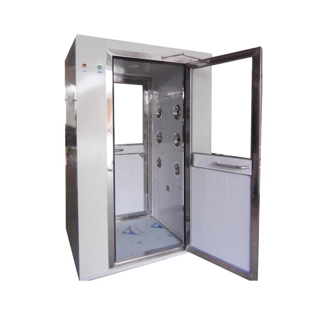 CE/ISO Certificate Customized Medical/Food Processing SS304 Interlock Door Air Shower for Personnel