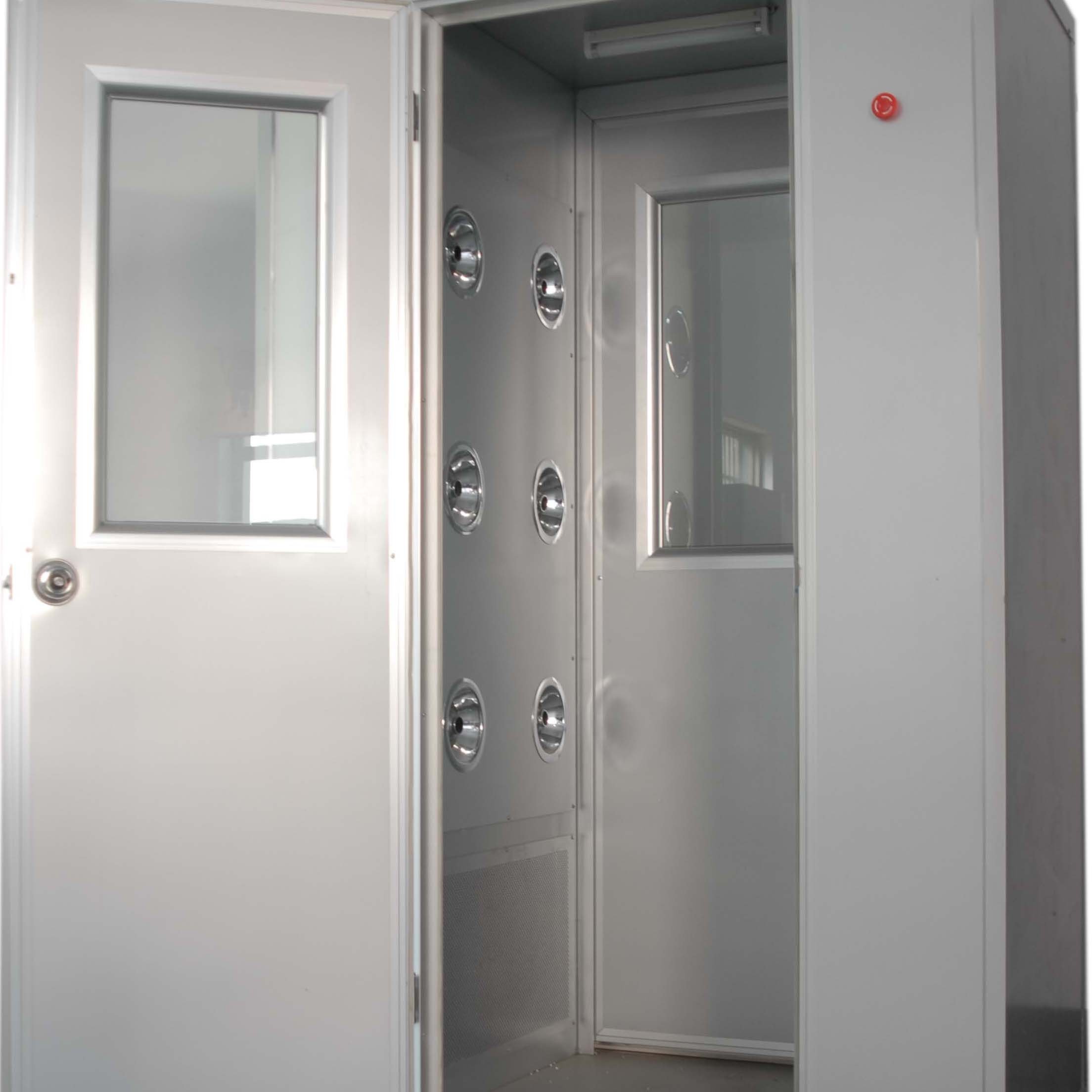 CE/ISO Certificate Customized Medical/Food Processing SS304 Interlock Door Air Shower for Personnel