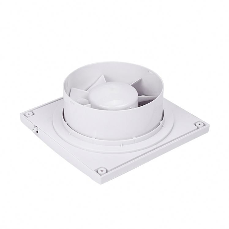 Wholesale 12W Silent Two Way Exhaust Fan Shutter Small Bathroom Hotel Restaurant Window Wall Mount Smoke Air Blower Fan