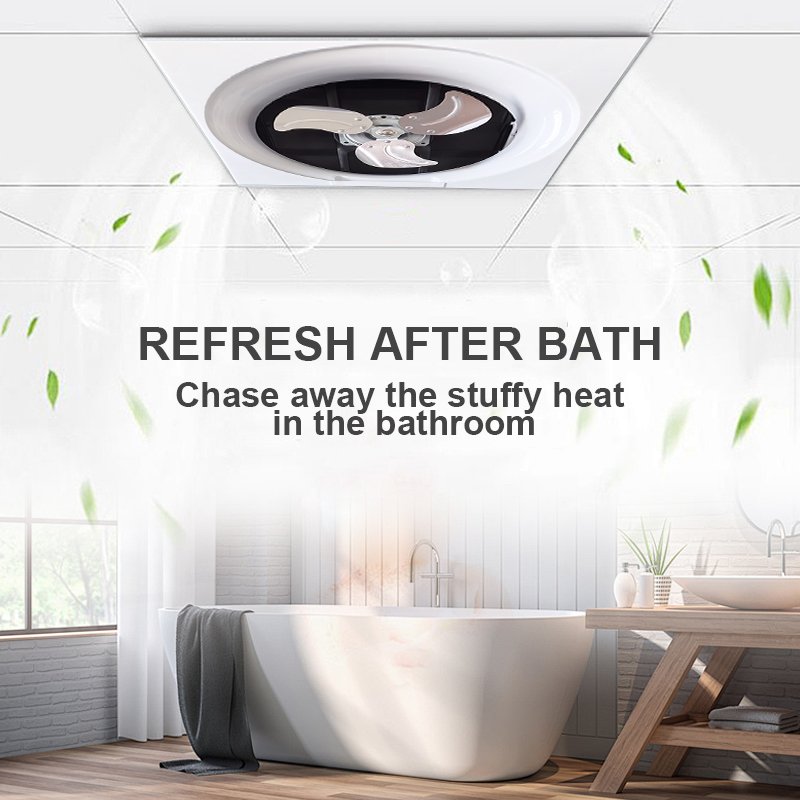 Portable Bathroom Ventilation Duct Fan Wall Mount Ceiling Plastic Ventilation Silent Ceiling Exhaust Fan