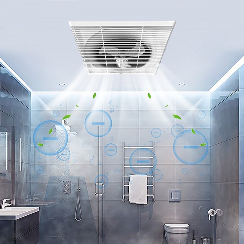 Portable Bathroom Ventilation Duct Fan Wall Mount Ceiling Plastic Ventilation Silent Ceiling Exhaust Fan