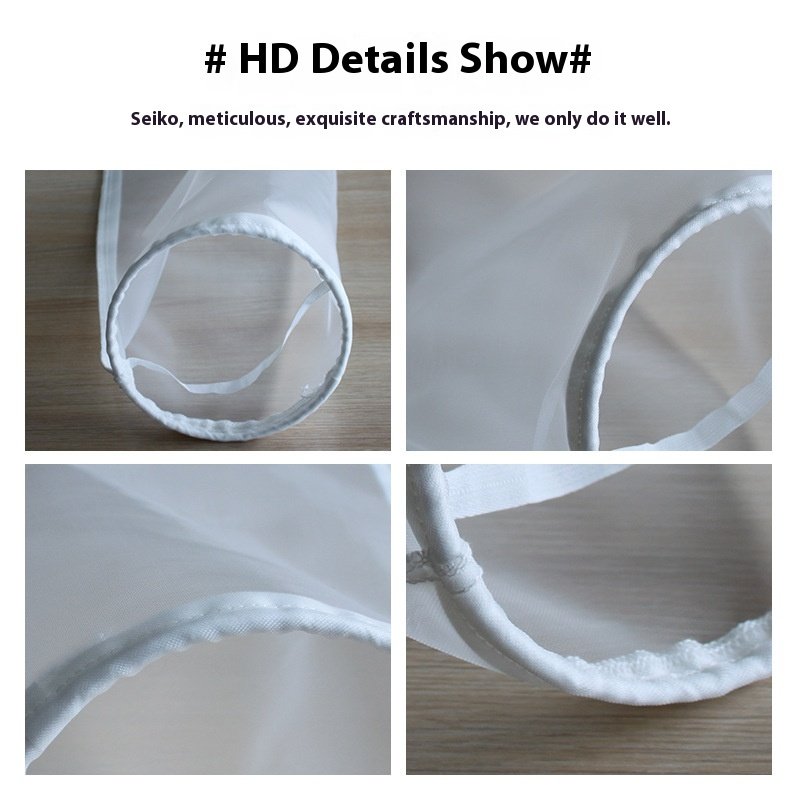 PE/PP Material PTFE Bag for Juice Paint Chemical Water Electroplating Air Filter Used Condition Nylon Mesh Liquid Filter Bag