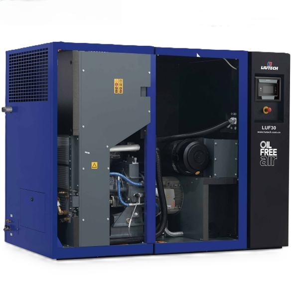Liutech LUF15-55 Series Oil Free Industrial Screw Compressor Stationary Air Compressor Pneumatic Diesel Compressor for Mining