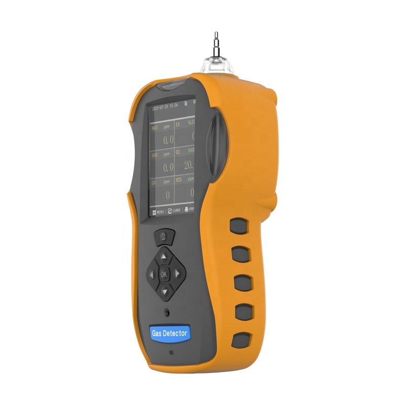 Gas Analyzer 6 in 1 Gases Co/CO2/No2/So2/O3/Pm2.5/Pm10 IP66 Portable Multi Air Quality Gas Detector