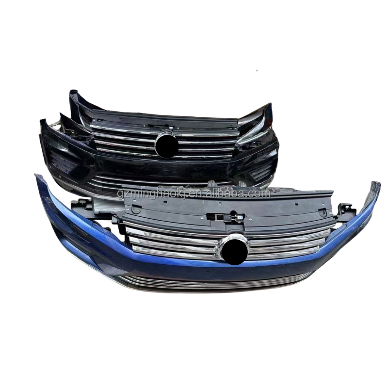 For Volkswagen Touareg 3.0T 2.0T Front Bumper Assembly Grille Headlights Fender Panels Hood Radiator Condenser Used Auto Parts