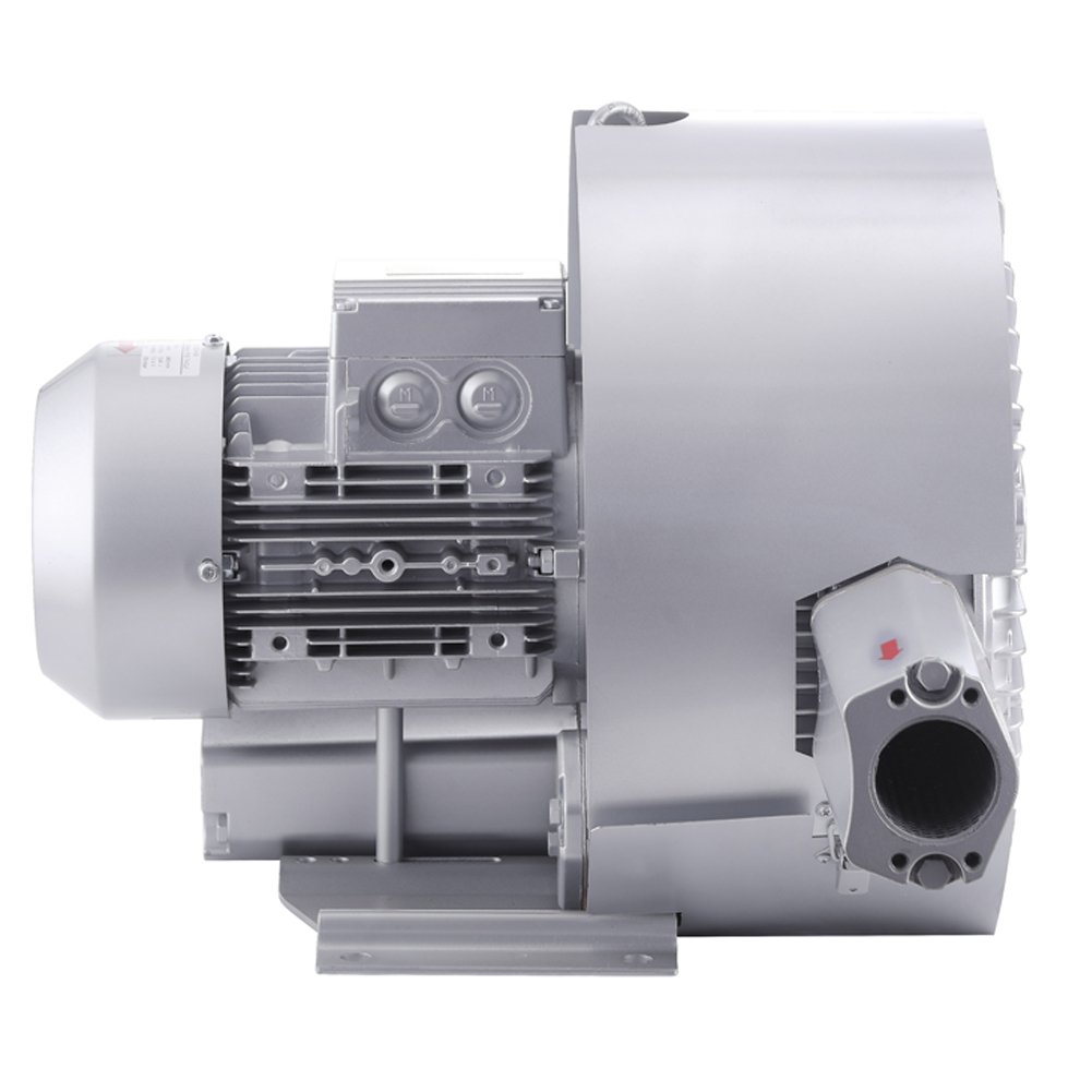 Industry Vacuum Air Pump Turbine Ring Blower 1HP Double Stage Side Channel Blower