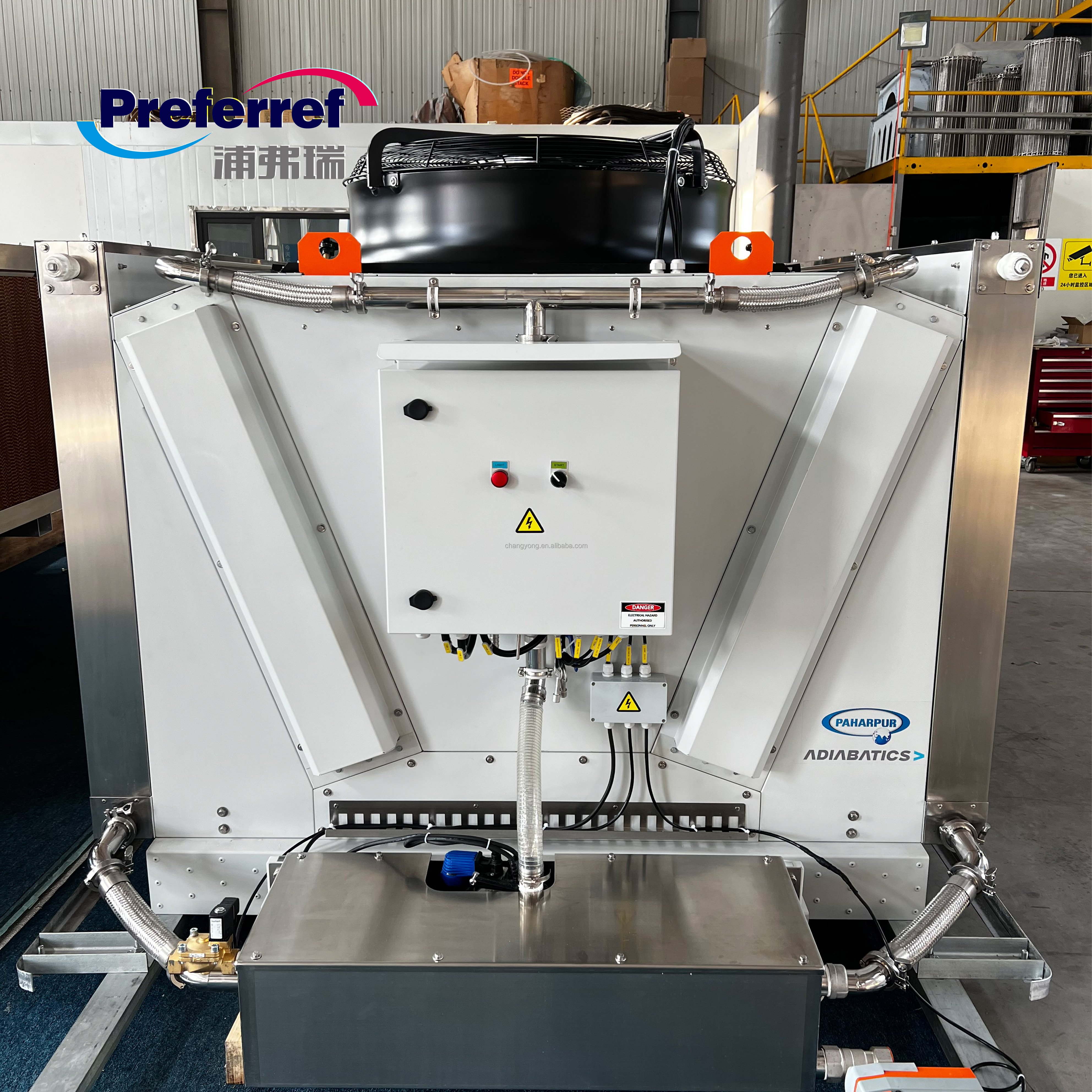2025 Top Product Industrial Blast Freeze Refrigeration Unit Cooler Condenser Power Plant Cooler