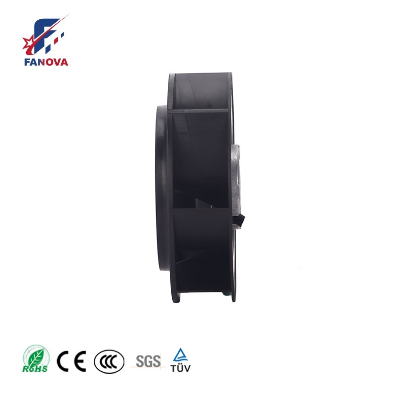 220mm 110V DC Ventilation Air Ventilator Impeller Blower Ball Bearing Backward Centrifugal Blower Fan Motor