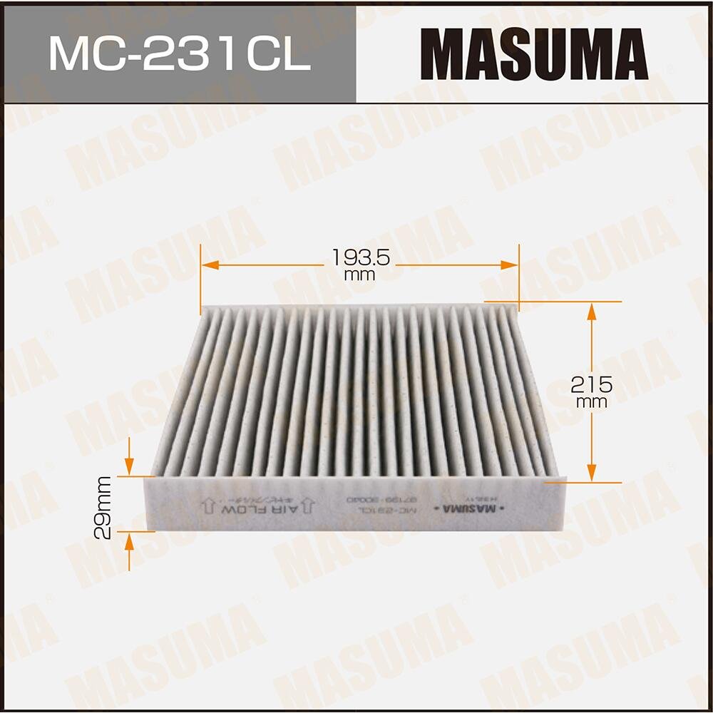 MC-231CL MASUMA Auto Parts Accessories Conditioning System Car air Cabin Filter 87139-30040 72880AJ000 B45L-61-J6X for LEXUS