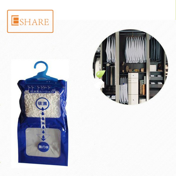 High Quality Hanging 220g Calcium Chloride Moisture Absorber Dehumidifier Desiccant Bag for Wardrobe
