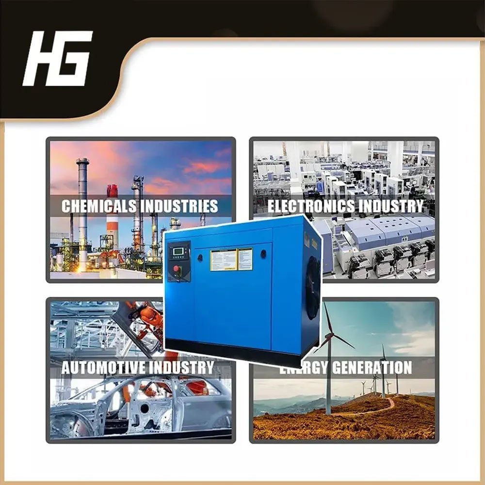 37KW 50hp Industrial Ac Power Permanent Magnet Variable Frequency Converter Drive Inverter Pm Screw air Compressor
