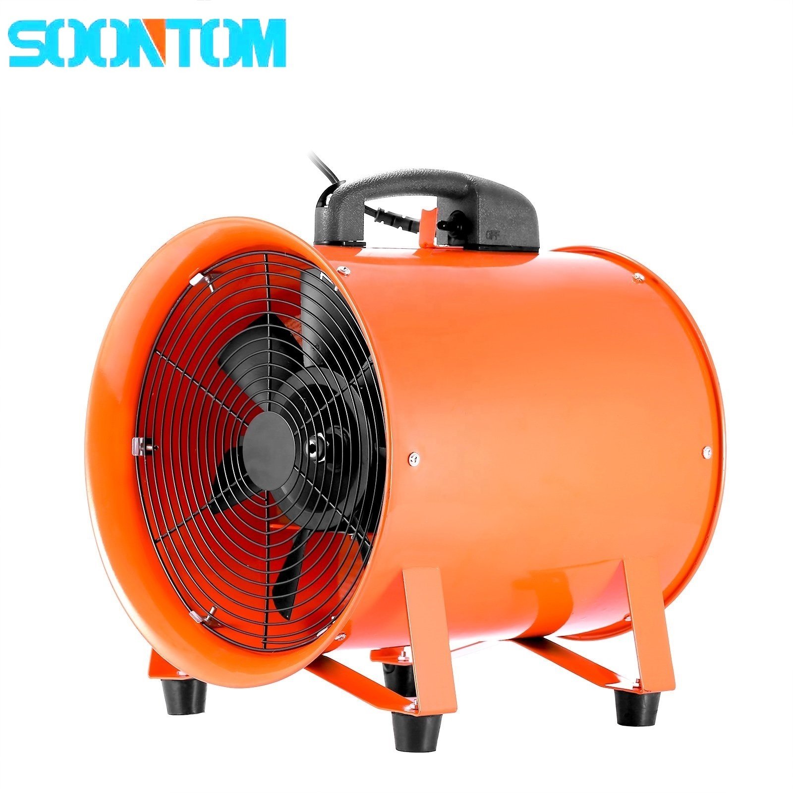 10 Inch 320W Portable Ventilation Fan SHT-25 Axial Flow Fan 110V 220V Portable Axial Blower Fan