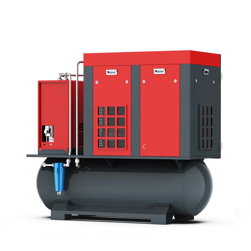 Screw Type air Compressor 10hp with Dryer 4-in-1 5.5kw 7.5kw 11kw 15kw 22kw air Compressor