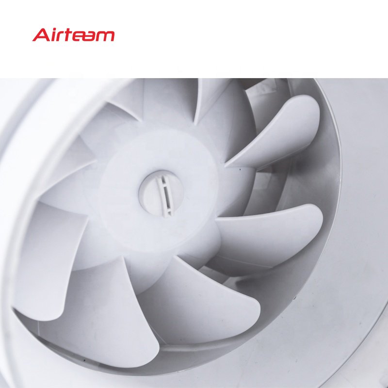 Smart WIFI APP Inline Duct Ventilation Fan 4 Inch Programmable Controller EC Motor Exhaust Air Blower Fan