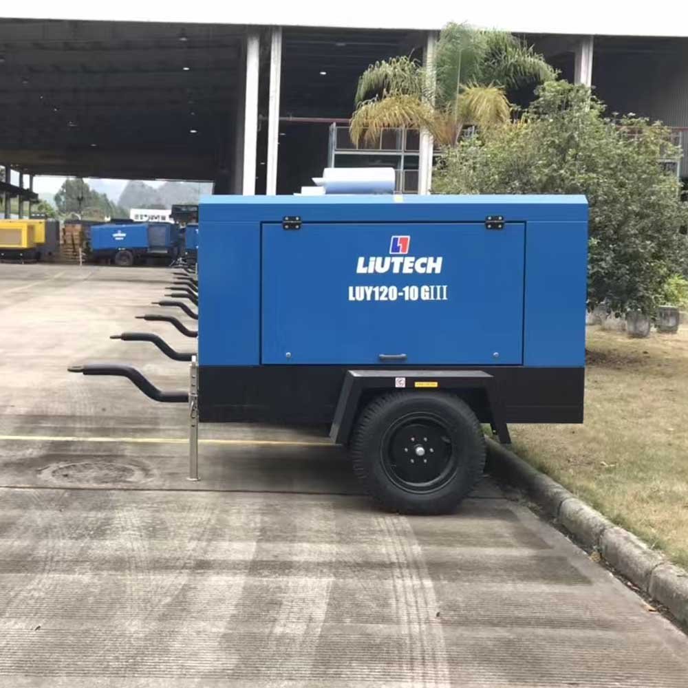 Atlas Copco Liutech LUY High Efficiency Air Compressor for Drilling Blasting and Tunnel Boring Applications