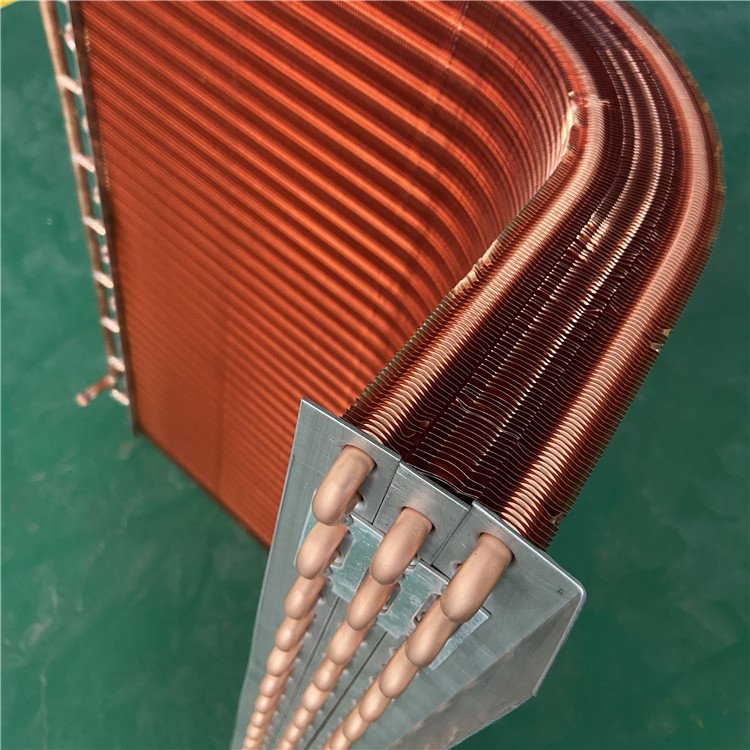 Air Conditioner Refrigeration Spare Parts Copper Tube Aluminium Fin Condenser Evaporator Coil