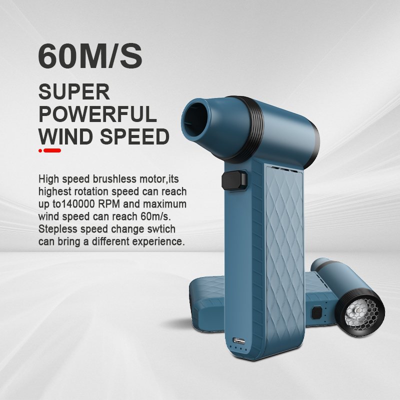210W 140000RPM Powerful Car Wash Air Gun Turbo Jet Fan Electric Blower Handheld Violent Fan Snow Removal Air duster Dryer