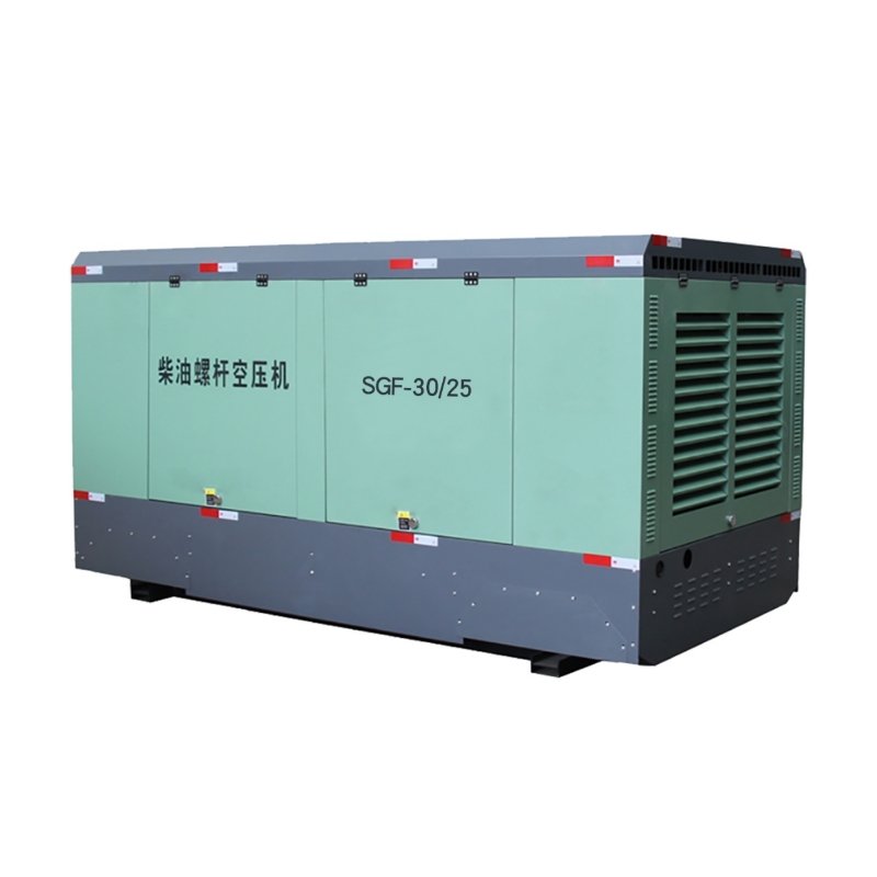 14 Bar 750 CFM Diesel Driven Portable Screw Air Compressor for Drilling Borehole