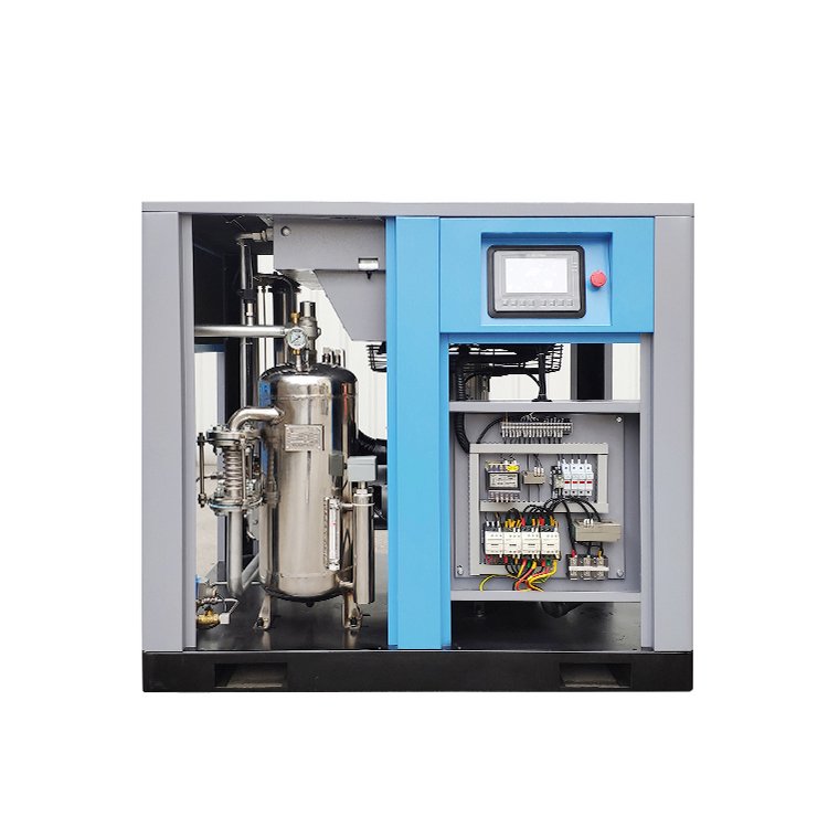 Factory Supply 22kw 30hp 8bar 3.4m3/min 7bar 10bar Water Lubricated Screw Air Compressor With Low Maintenance Cost