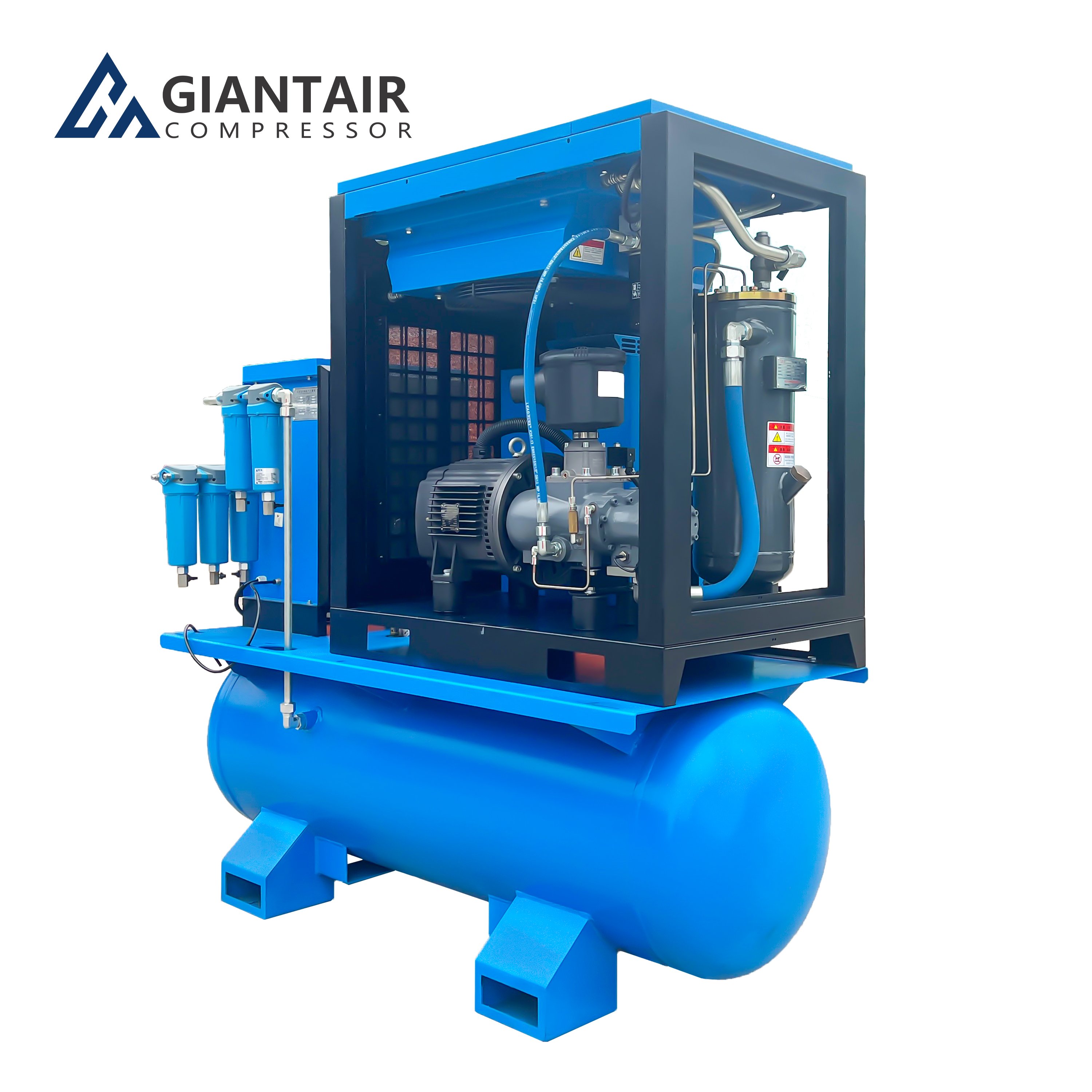 GiantAir General Industrial air Compressors 5.5kw/7.5kw/11kw/15kw All in One Compressor Air-compressors