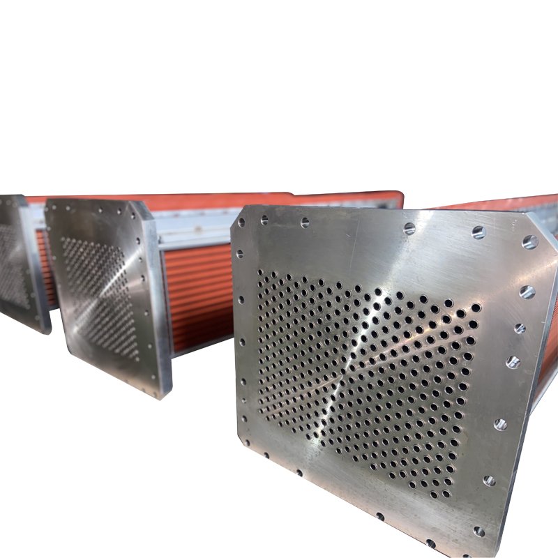 Quality Assurance Finned Tube Heat Exchangers Quick Cool Ventilation Systems Condenser for air Compressor Cooler