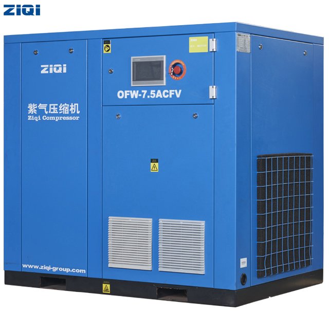Hot Product Top Selling 7.5KW 380V air Cooled Water-lubricated Oil Free Vertical Screw Air Compressor for Offer