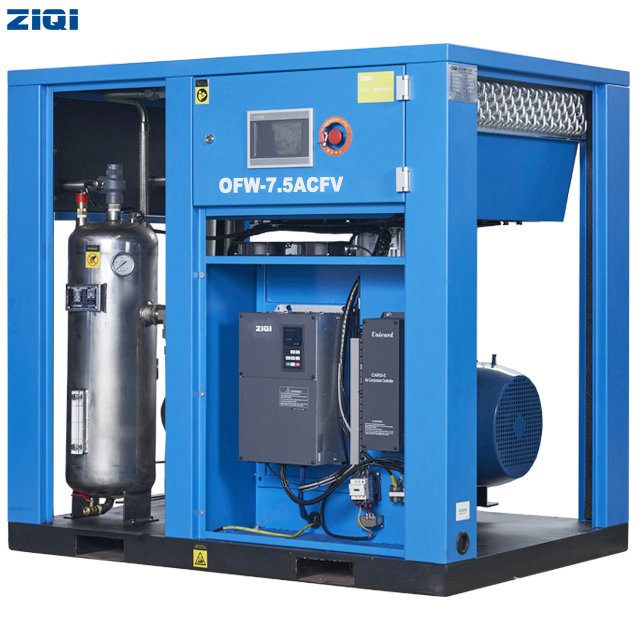 Hot Product Top Selling 7.5KW 380V air Cooled Water-lubricated Oil Free Vertical Screw Air Compressor for Offer
