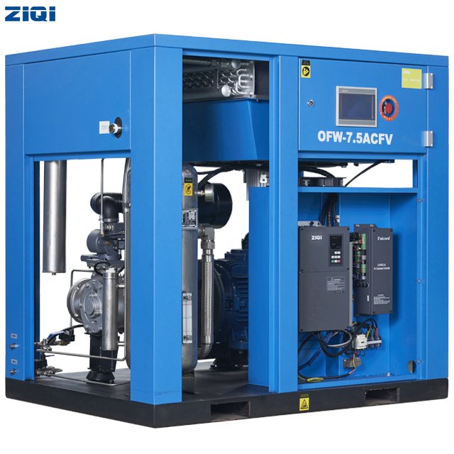 Hot Product Top Selling 7.5KW 380V air Cooled Water-lubricated Oil Free Vertical Screw Air Compressor for Offer