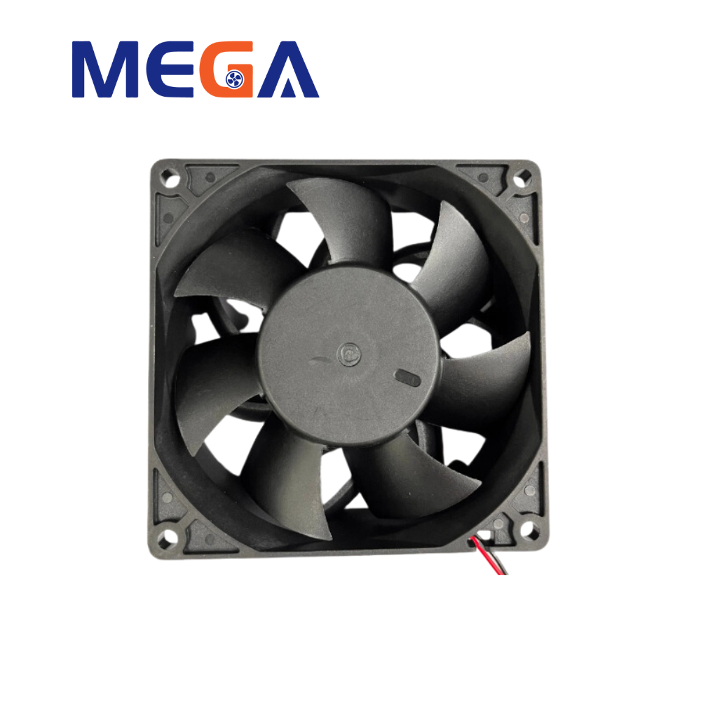 7000RPM 92x92x38mm Efficient Fan for Inverters and ECUs Energy Efficient Low Noise Cooling Fan