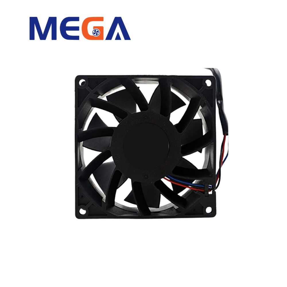 7000RPM 92x92x38mm Efficient Fan for Inverters and ECUs Energy Efficient Low Noise Cooling Fan