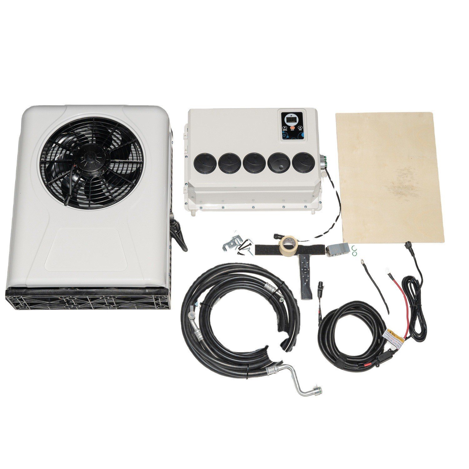 DC 12V Split Parking air Conditioner A/C Electric Vehicle air Conditioning System Truck RV Parking Cooler 24V